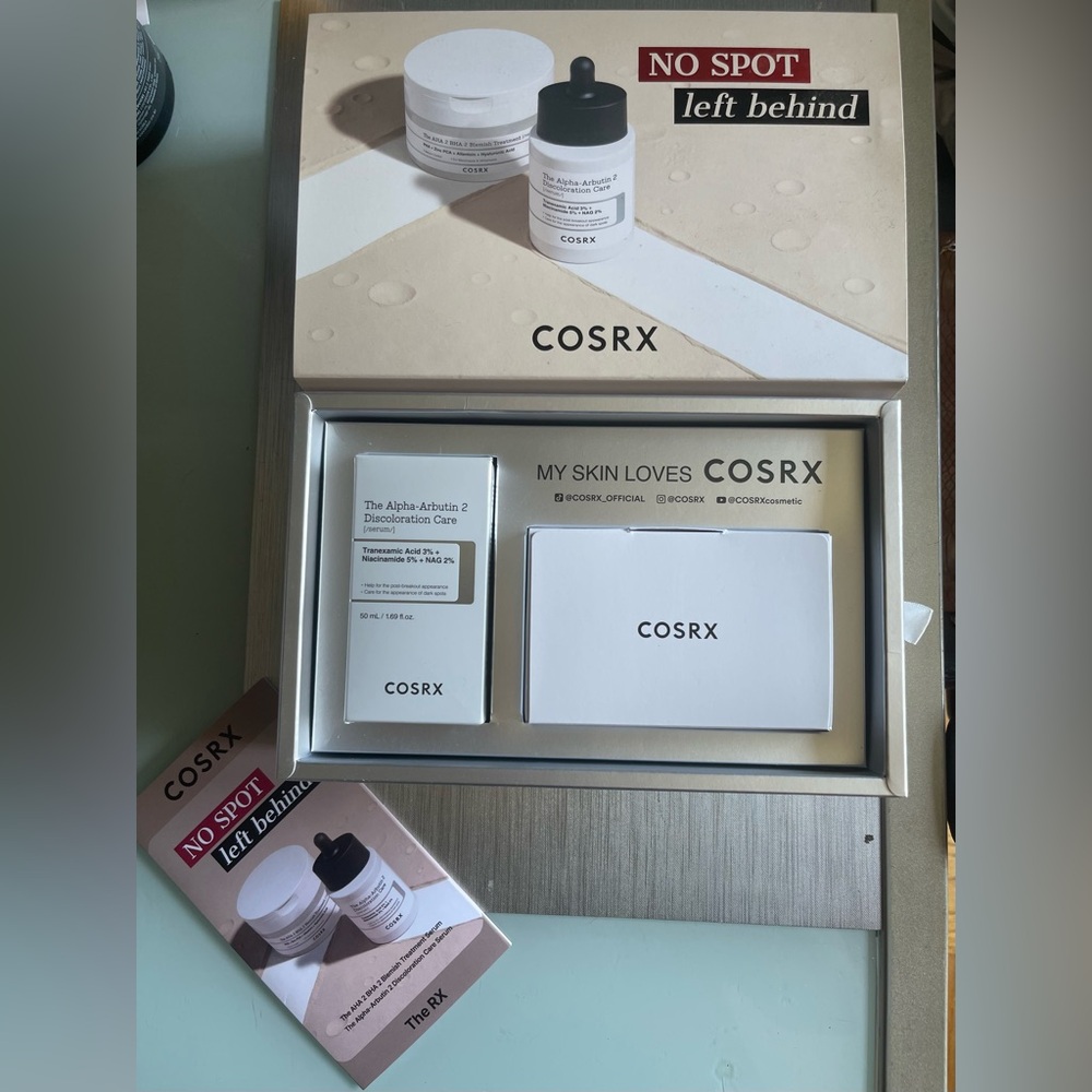 COSRX Acne & Blemish Skincare for hyperpigmentation treatment
